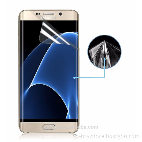 Samsung Galaxy S7 Edge Screen Protector tpu Full Screen Coverage HD Ultra Clear Anti-Explosion Film